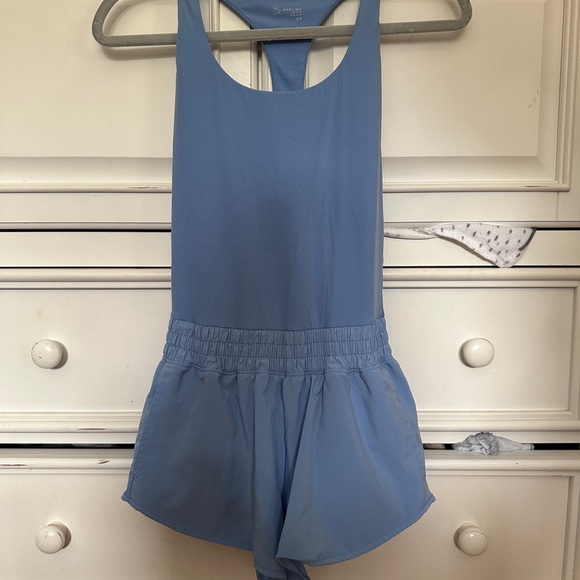 aerie Pants - Blue Romper